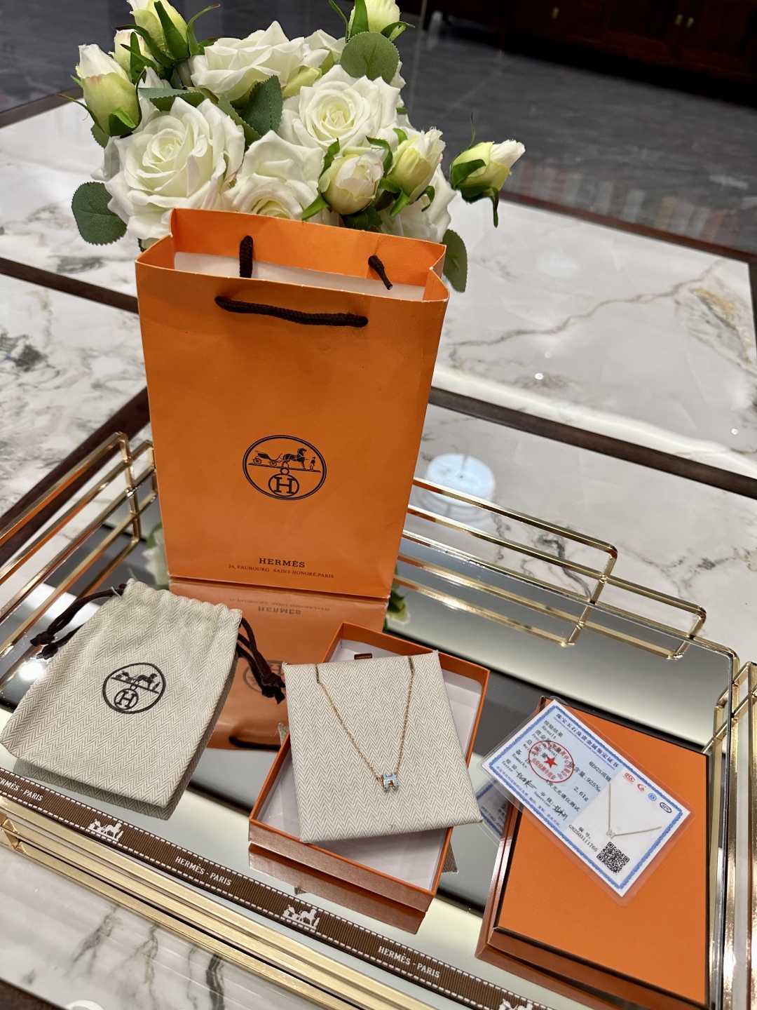 HERMES jewelry model 37